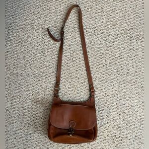 Patricia Nash Italian Saddle Bag | Heritage Tan